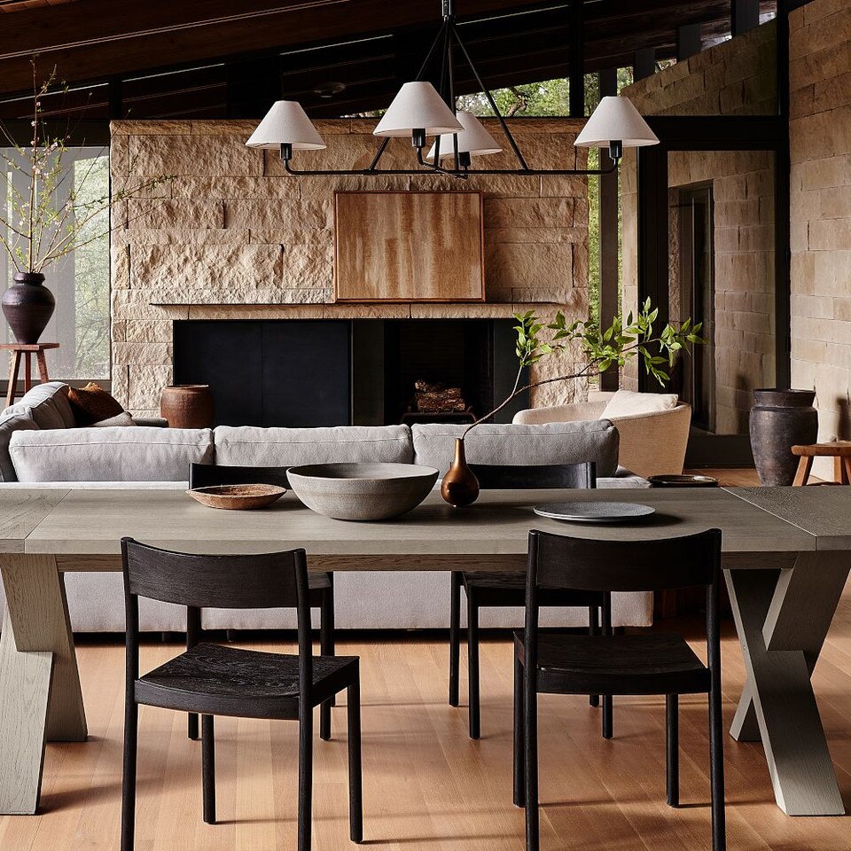 Holmes Dining Table (80", 102") West Elm UK
